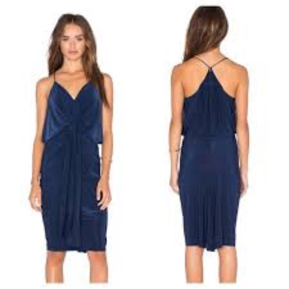 Misa NAVY jersey dress. Size S. Sexy! - Picture 2 of 8